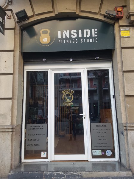 Photo de la salle de sport INSIDE 45 FITNESS STUDIO à Carrer del Comte d'Urgell, 45, L'Eixample, 08011 Barcelona, Spain